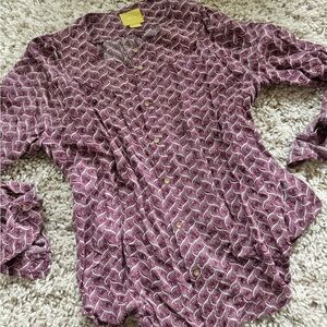 Maeve sophisticated, button-down pattern cute preppy minimalist women’s …